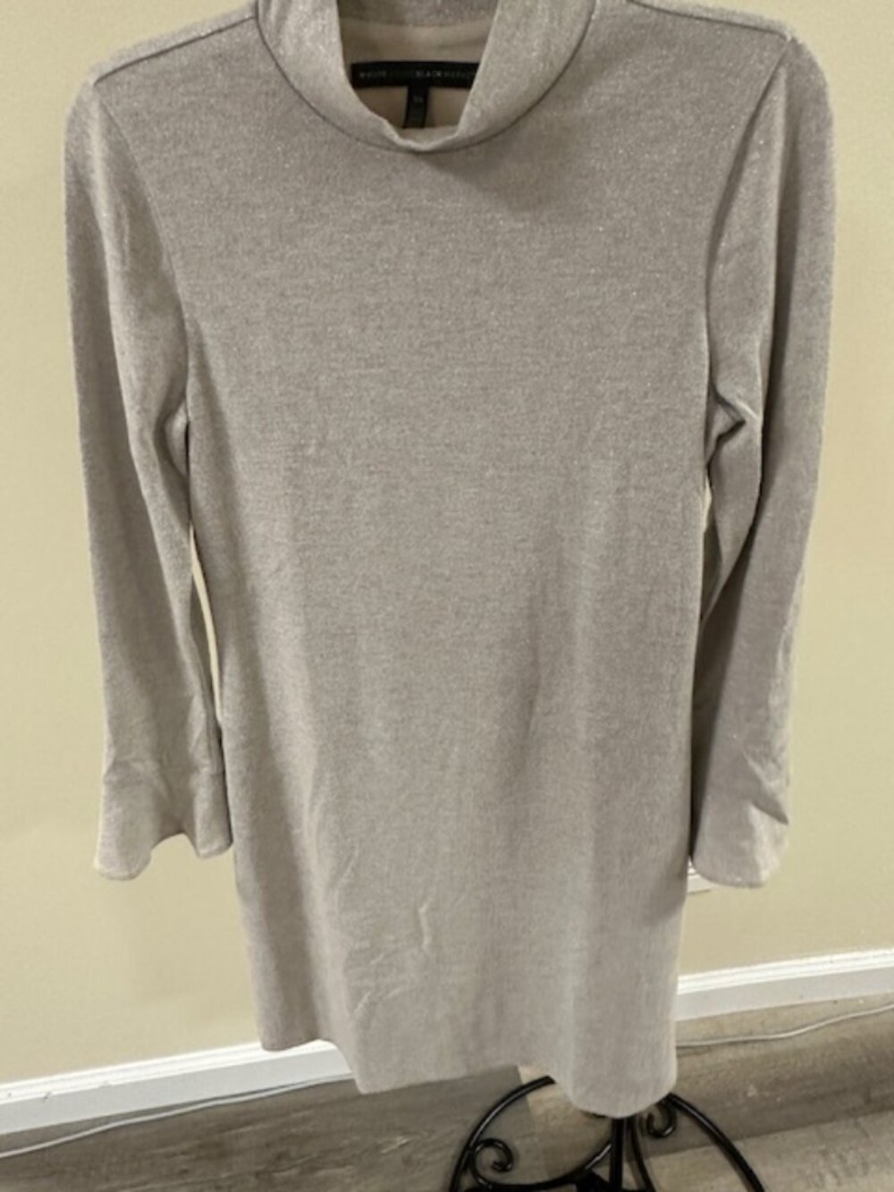 mock turtleneck dress